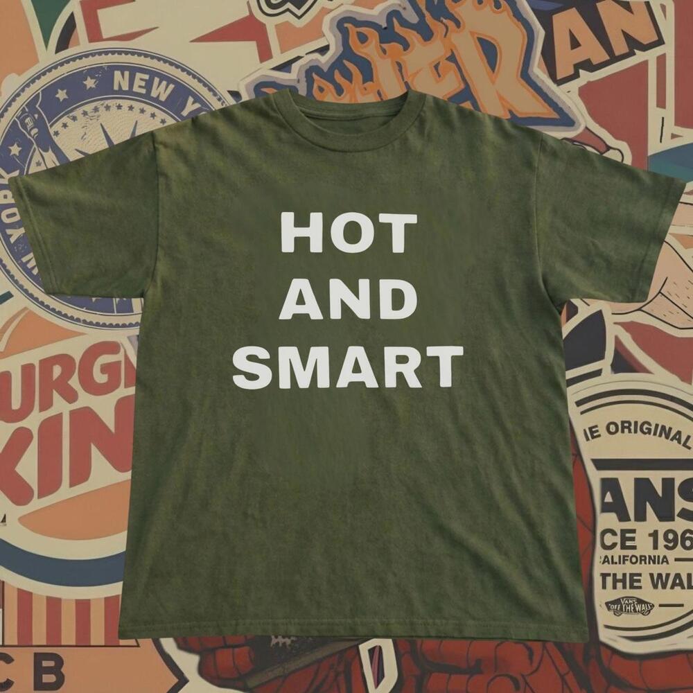 Hot And Smart Green Tee